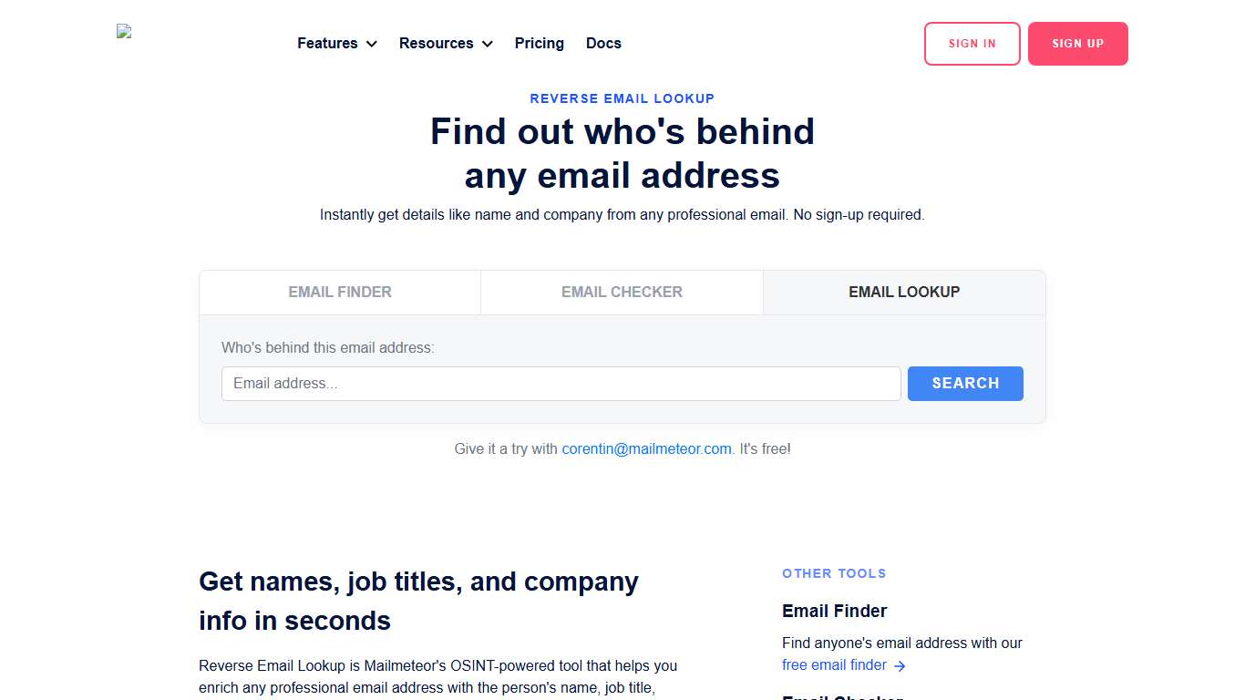 Reverse Email Lookup: Who’s Behind That Email? - Mailmeteor